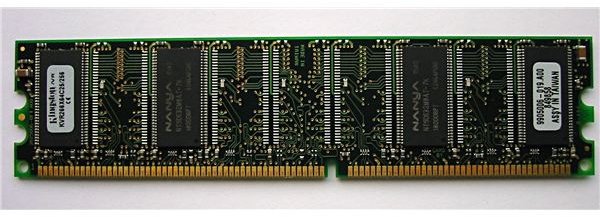 Example of a DDR-SDRAM DIMM.