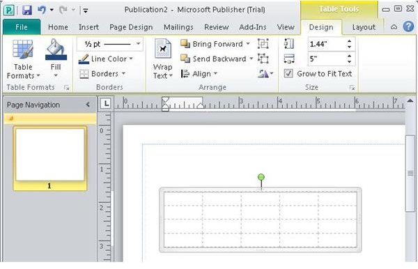 istudio publisher adding data table