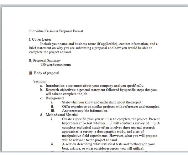 Project Proposal Outline Template from img.bhs4.com