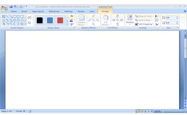 Microsoft Word 2007: How to Use the Drawing Toolbar