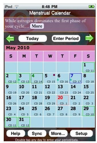 Free Menstrual Apps that Keep Track of Your Cycle