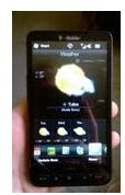 htc hd2 weather