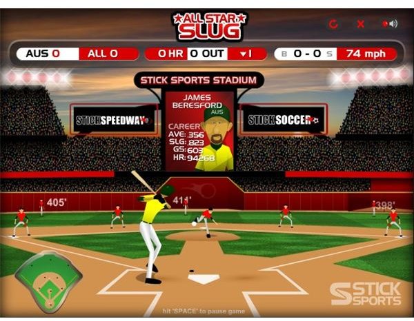 free baseball flash games online