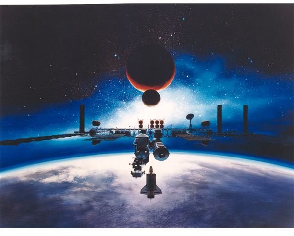 NASA Art of Space Station Freedom
