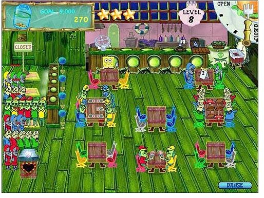 nick.com spongebob diner dash