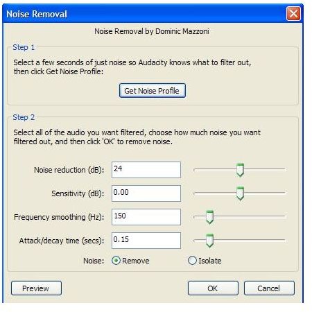 Remove Background Noise Noise Removal Steps