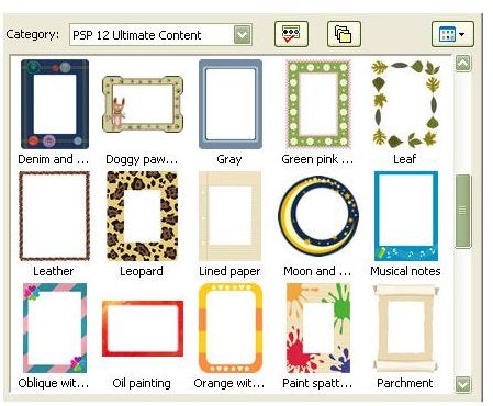 paint shop pro picture frames free downloads