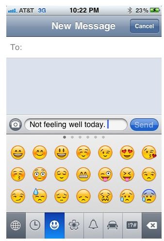 Emoji keyboard