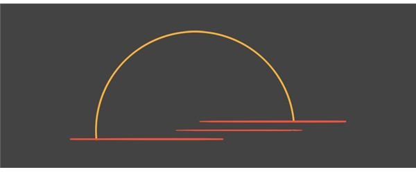 Minimalistic Sun logo