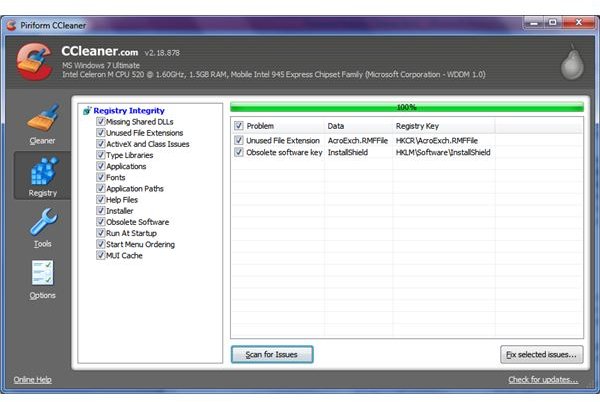 Freeware Registry Cleaner - Top Registry Optimizers for Windows 7