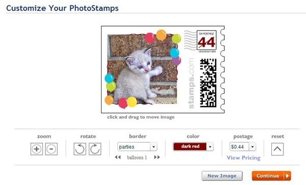 PhotoStamps Design Options