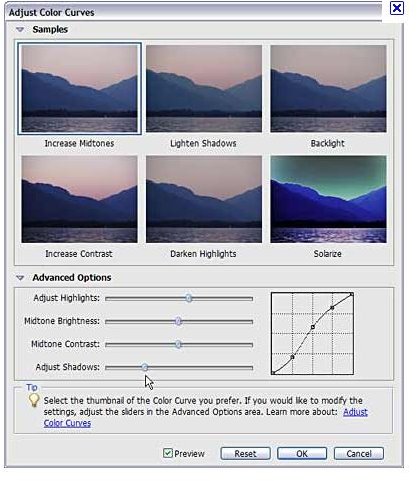 Color Curve Tool