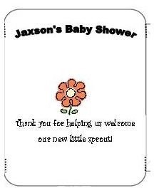 Baby Shower Seed Packet