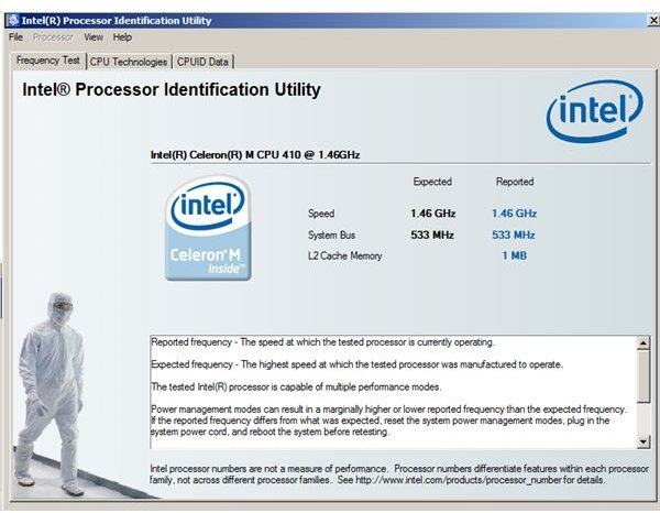 Intel CPU Processor Identification