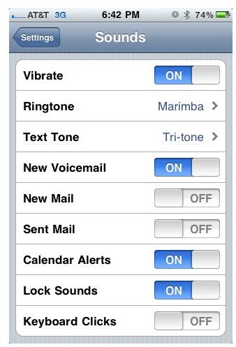 Turn Email Alerts Off on iPhone