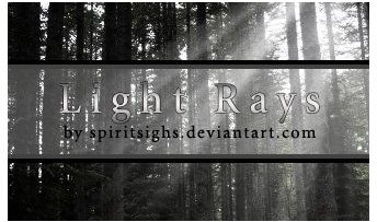 Light Rays by spiritsighs stock
