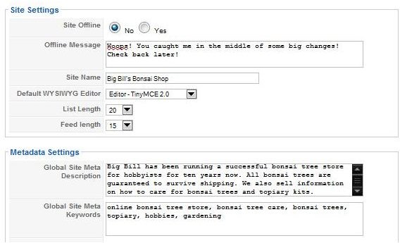 Metatag examples