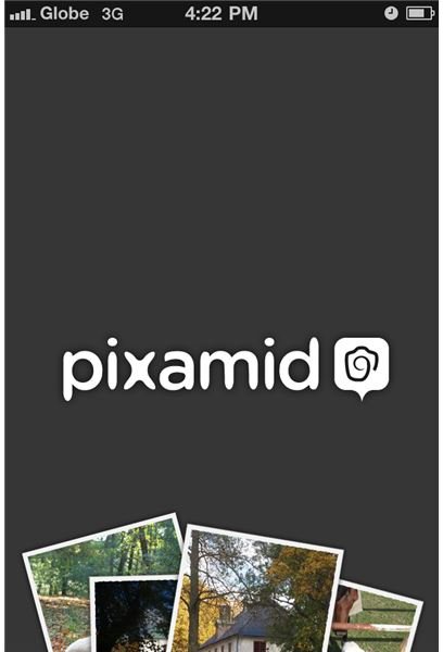 pixamid iphone app screen 1