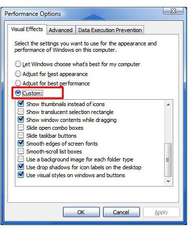 Window MyComp-Properties-Advanced-Settings 2