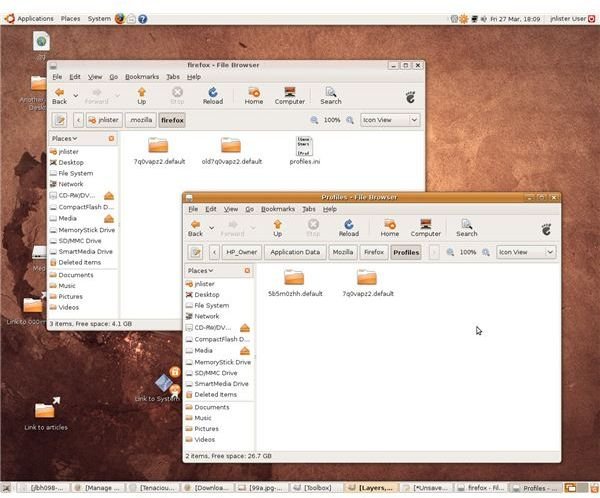 Copying Firefox Bookmarks from Windows to Ubuntu