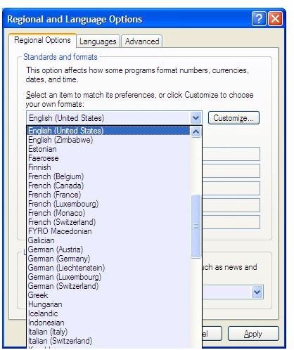 How to Change Computer Language to English in Windows XP