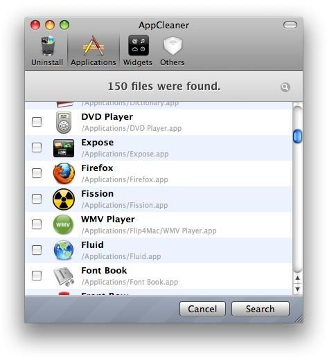 appcleaner for mac 10.5.8