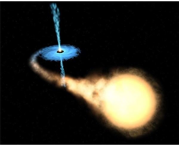 Accretion Disk From Nearby Star (courtesy NASA)