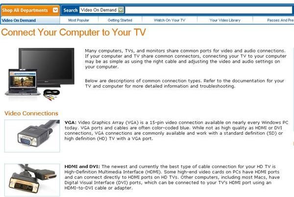 Connect Your Computer to Your TV