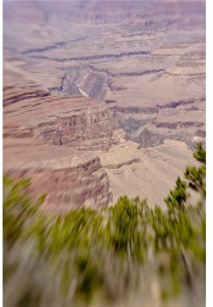 Grand Canyon shot with a Lensbaby Composer.