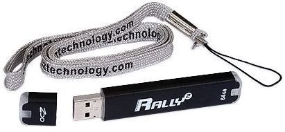 OCZ Rally 2 64 GB USB flash drive dual channel with lanyard