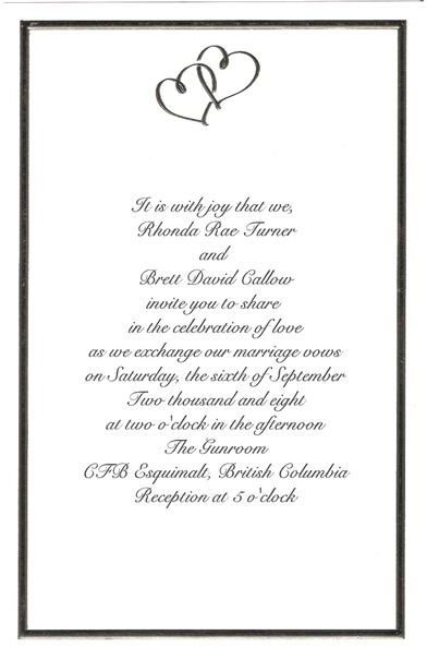 Our Custom Wedding Invitations