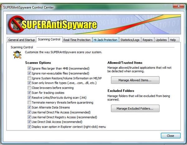 superantispyware download failed