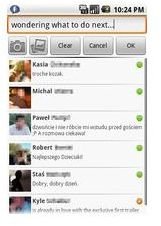 FBabble - Google Android App - Mainscreen