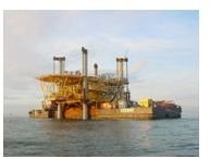 Self-Installing Offshore Oil or Gas Rigs