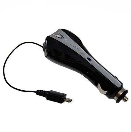 Cellular Line Retractable Car Charger - MicroUSB