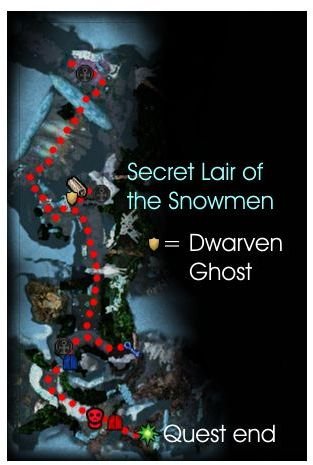 Secret Lair of the Snowmen Map Guild Wars