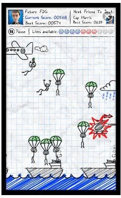 Parachute Panic Review for Windows Phone