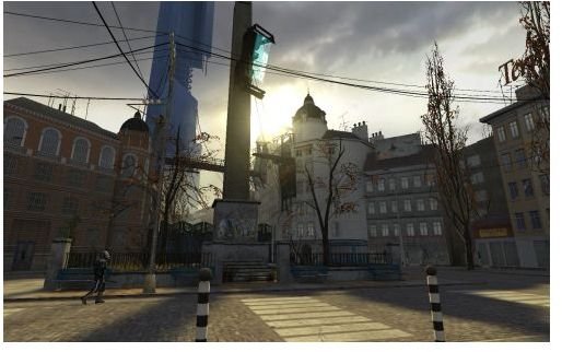 Half-Life2 City 17 Train Station Square