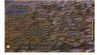 Playing Rock Lobster in Lotro