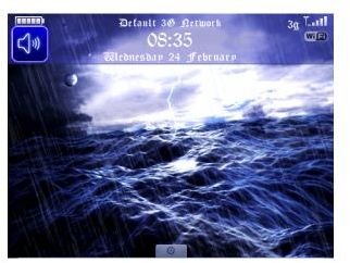Free Sea Storm Animated Theme - BBM-pic