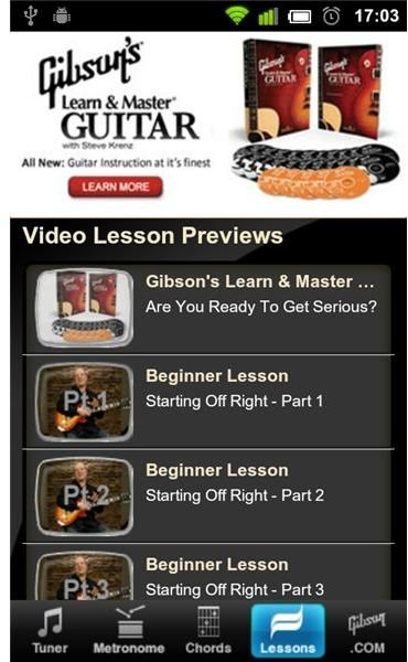 Gibson Learn & Master Guitar for Android