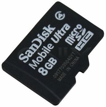 SanDisk microSDHC 8GB Memory Card LG Vortex Accessory