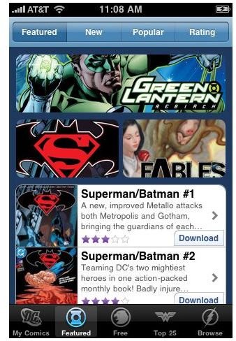 Free iPad Comic Books - Download Free Comics for iPad or iPod Touch