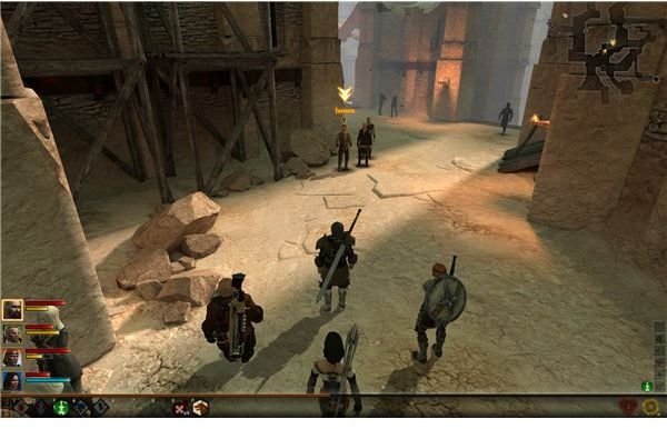 Dragon Age II Walkthrough - The Bone Pit - Recruiting the Miners