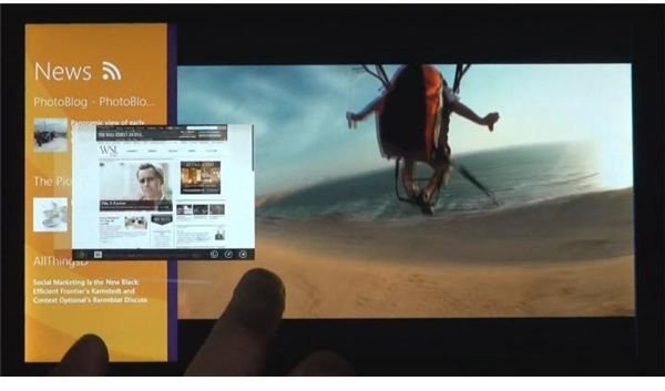 Multietasking in Windows 8