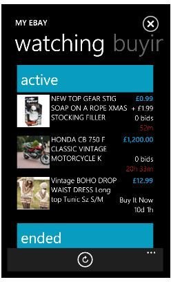 Win Auctions on Windows Phone: Ebay App User Guide