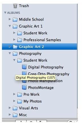 Organize Image Files in iPhoto