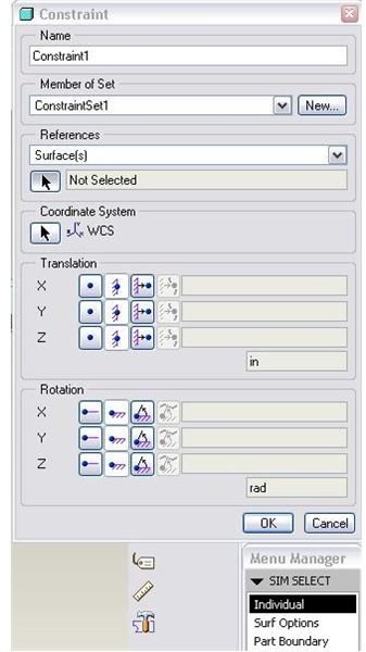 Pro-Mechanica Tutorial on Structural Constraints