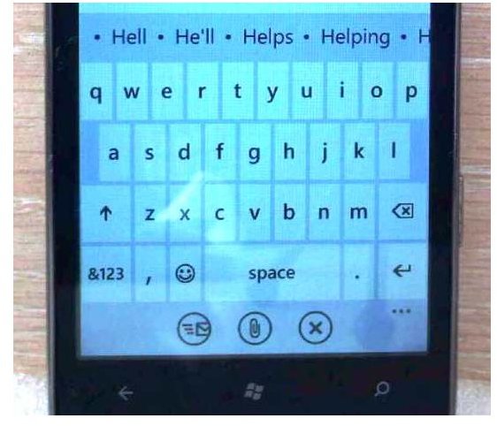Using a QWERTY keyboard requires some familiar gestures and actions.