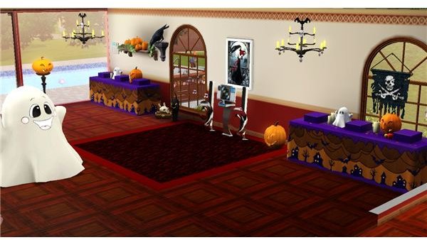 The Sims 3 Halloween Party Decorations